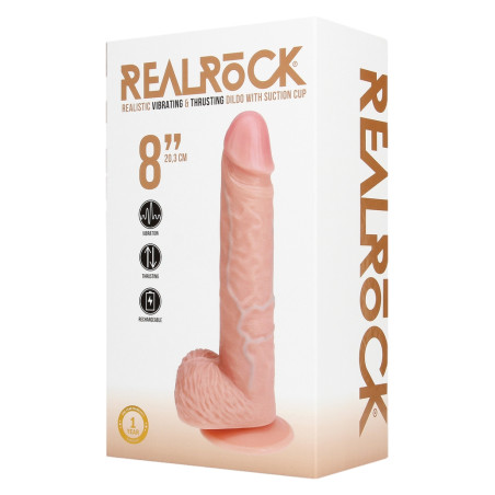 Gode Va-et-Vient THRUST STRAIGHT 17 cm de RealRock