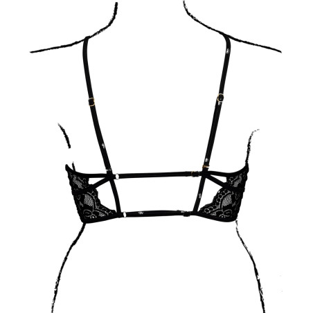Soutien-gorge Triangle Ouvert CHARMA Noir
