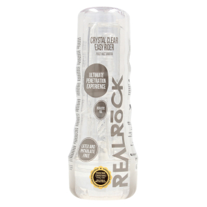 Masturbateur transparent EASY RIDER Entrée Vulve de RealRock