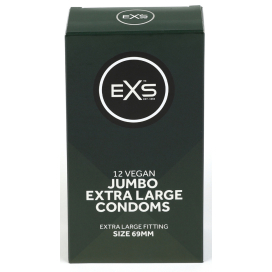 Préservatifs XXL JUMBO de EXS 69mm | Boîte de 12