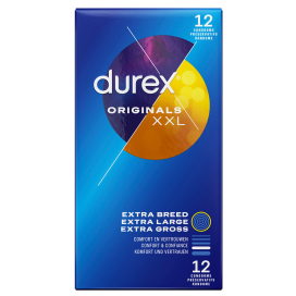 Préservatifs ORIGINALS XXL de DUREX 60mm | Boîte de 12 2