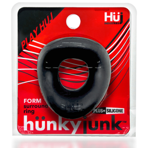 Cockring épais en silicone FORM Noir de 23 mm