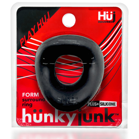 Cockring épais en silicone FORM Noir de 23 mm