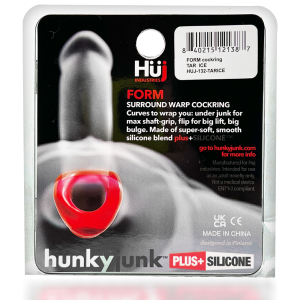 Cockring épais en silicone FORM Noir de 23 mm