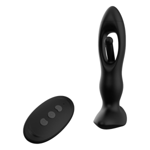 Stimulateur Prostatique Vibrant SLAPSLUP 13 x 3.6cm Noir