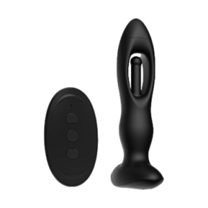 Stimulateur Prostatique Vibrant SLAPSLUP 13 x 3.6cm Noir