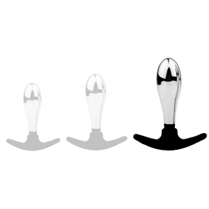 Plug en métal ANKRIT L 10.5 x 2.8 cm | Base Silicone