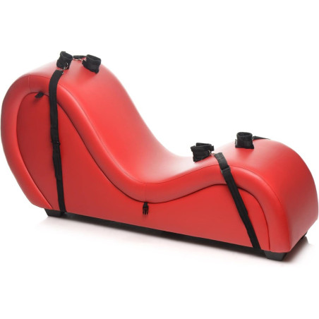 Fauteuil SEX LOUNGE Rouge pour le BDSM