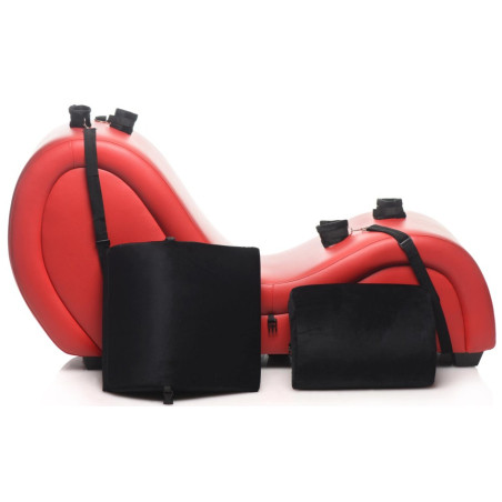 Fauteuil SEX LOUNGE Rouge pour le BDSM