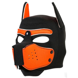 Cagoule Néoprène ENJOY PUPPY Noir-Orange
