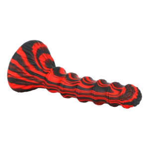 Gode Monster ACCORDIO S 16 x 3.7cm Rouge et Noir