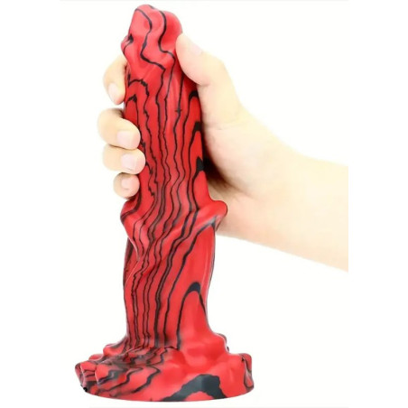 Gode Fantasy TURTMOUTH 20 x 5.7cm Rouge Noir