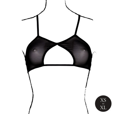 Soutien-Gorge Transparent BRAVIA Noir