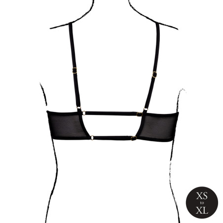 Soutien-Gorge Transparent BRAVIA Noir