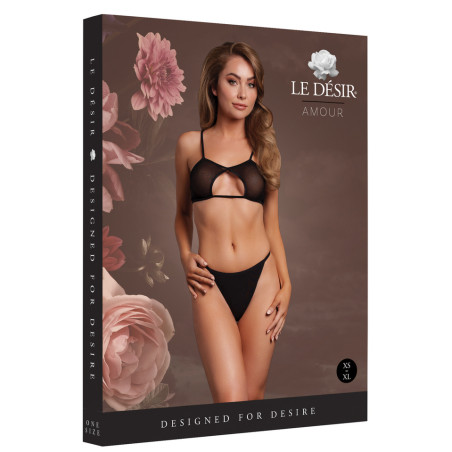 Soutien-Gorge Transparent BRAVIA Noir