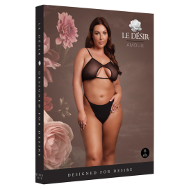 Soutien-Gorge Transparent Grande Taille BRAVIA Noir 2