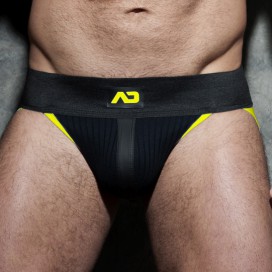 Jockstrap RIB AD Fetish noir et jaune