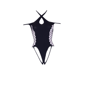 Body String Ouvert LEDA Noir