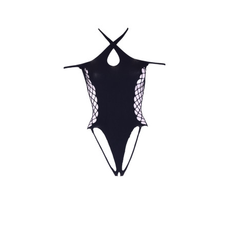 Body String Ouvert LEDA Noir
