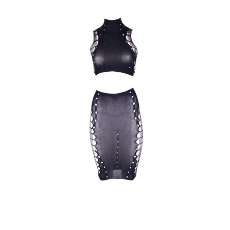 Ensemble 2 Pièces KALA Noir Résille
