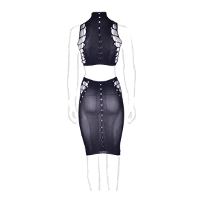 Ensemble 2 Pièces Grande Taille KALA Noir