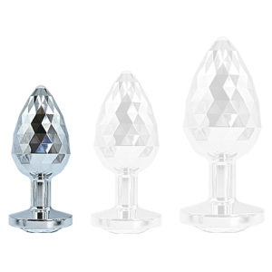 Plug Bijou IKONIK DIAMOND S 6 x 2.7cm Argent