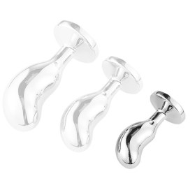 Plug Bijou BEAN SILVER S 6 x 2.3cm 2