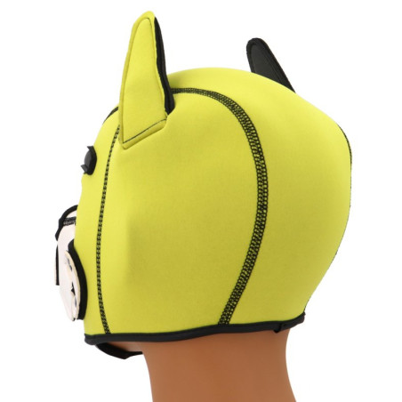 Cagoule PUPPY FOX Jaune et Blanche en Néoprène