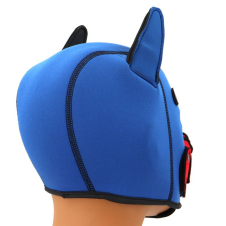 Cagoule PUPPY FOX Bleue et Rouge en Néoprène