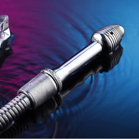 Embout de lavement en métal VIPER CLEAN 9 x 2.3 cm