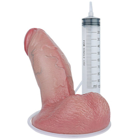 Gode Réaliste Éjaculateur BIGLIT 16 x 6cm