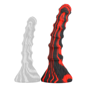 Gode Monster ACCORDIO L 20 x 4.7cm Rouge et Noir