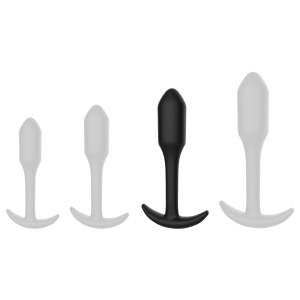 Plug anal MINI SMOOTH L 11 x 2.6cm Noir