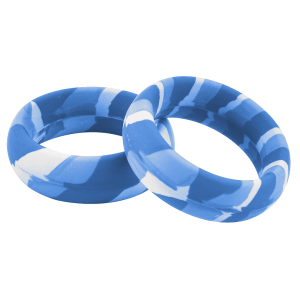 Pack de 3 Cockrings SILIMIX Bleus de CockzRing