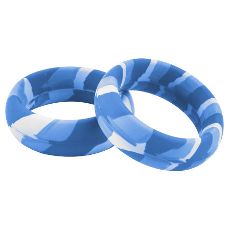 Pack de 3 Cockrings SILIMIX Bleus de CockzRing