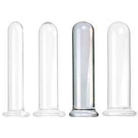 Plug en Verre ROOKIER L 12 x 3cm transparent