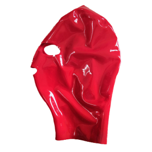 Cagoule en latex HOODEYES Rouge de LateXcite
