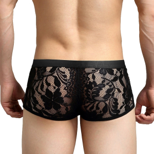 Boxer Dentelle TAUWELL Noir