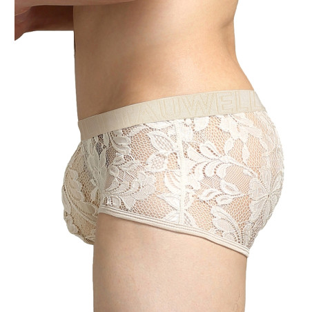 Boxer dentelle TAUWELL Beige