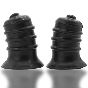 Suce-tétons RIBNIPS Noirs Gamme Night Edition de Oxballs