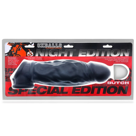 Gaine de pénis BUTCH Night Edition d'Oxballs Noire