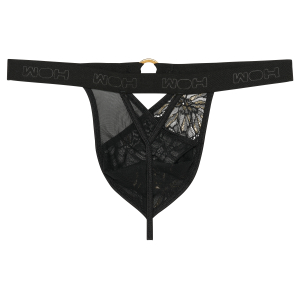 G-string Dentelle PURE SEDUCTION WOH Noir
