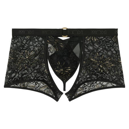 Boxer String Dentelle PURE SEDUCTION WOH Noir