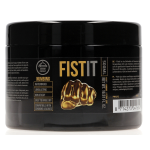 Lubrifiant relaxant FIST IT NUMBING 500 ml - Pot noir