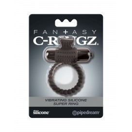 Cockring Vibrant C-Ringz Noir 2