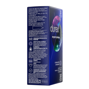 Préservatifs PERFORMA de DUREX 56mm | Boîte de 10