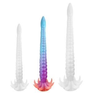 Gode Tentacule TAK-TAK M de 45 x 6 cm - Effet luminescent