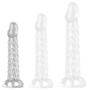 Gode Transparent SCALES MUSH S 15.5 x 3.5cm