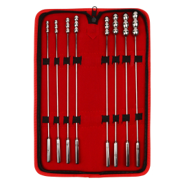 Pack de 8 tiges d'urètre BEADUND BUD 7 à 14 mm de Mr Steel