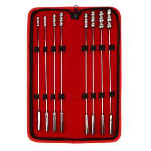 Pack de 8 tiges d'urètre BEADUND BUD 7 à 14 mm de Mr Steel